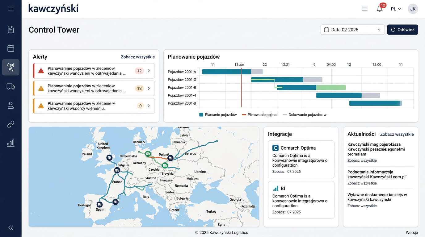 Kawczyński Logistics – preview