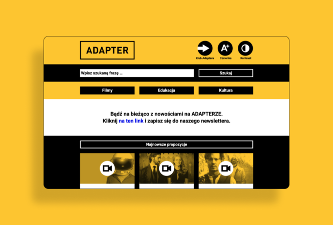 Adapter – platforma streamingowa VOD