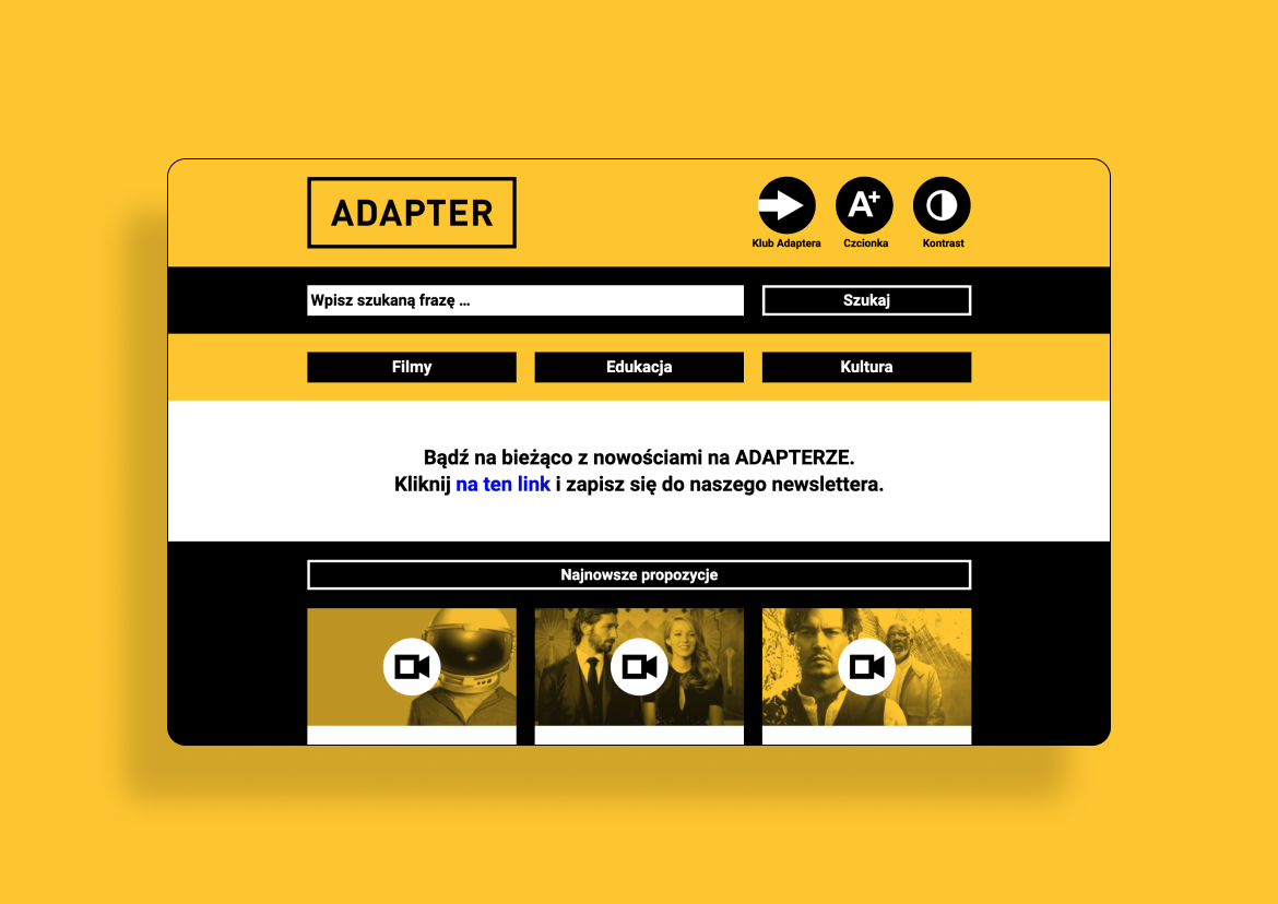 Adapter – platforma streamingowa VOD